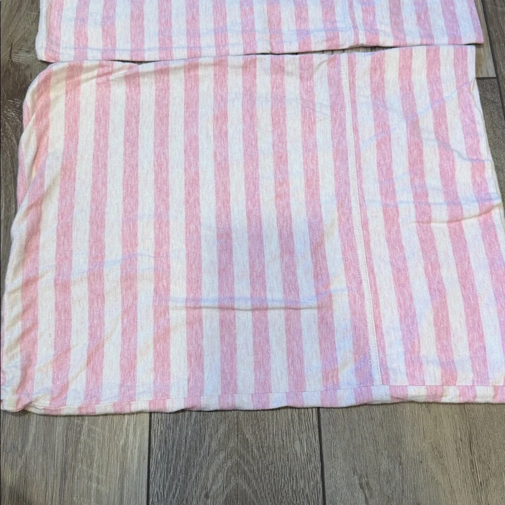 NTBAY®️ Lot x 2 Cotton Jersey Knit Stripe Toddler Travel Pillowcases|